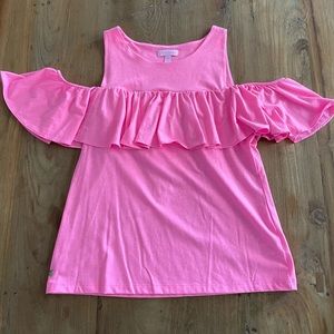Lilly Pulitzer tank with ruffle detail